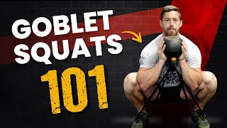 Kettlebell Goblet Squat  Benefits How To and Different Variations [upl. by Yahs]