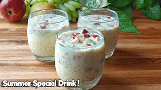 Summer Special Milk Drink  Sago Dessert [upl. by Adnof208]