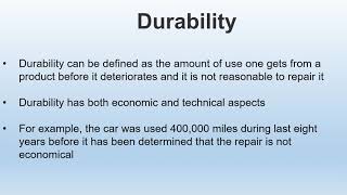 WHAT ARE DIMENSIONS OF QUALITY [upl. by Ahseniuq]