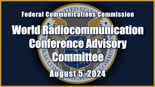 World Radiocommunication Conference Advisory Committee  Second Meeting [upl. by Ibrek171]