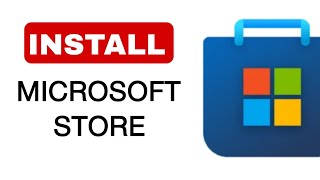 How To Install Microsoft Store In Windows 10 LATEST METHOD [upl. by Ettegroeg554]