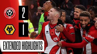 Sheffield United 21 Wolves  Extended Premier League highlights [upl. by Coletta]