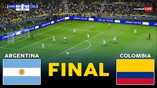 ARGENTINA vs COLOMBIA  FINAL Copa America 2024  Full Match All Goals  Realistic PES Gameplay [upl. by Nivrek]