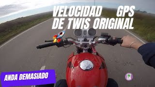 HONDA TWISTER 250 VELOCIDAD GPS CON CARBU Y ESCAPE 💯 ​⁠EgoMotovlog [upl. by Aiynat198]