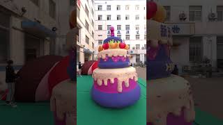 Airworks Makes Industry Defining Inflatable Cake [upl. by Ahsenaj]