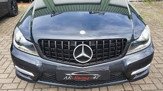 MERCEDES CKlasse W204 S204 C204  Sport Kühlergrill  AMG GT OPTIK  PANAMERICANA STYLE GRILL [upl. by Orpheus]