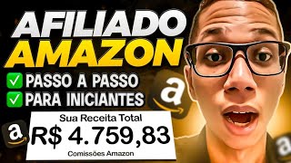 AFILIADO AMAZON COMO CADASTRAR E COMO GANHAR DINHEIRO COM LINK DE AFILIADO AMAZON R 30000 POR DIA [upl. by Gnirps]