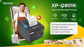 BEST THERMAL RECEIPT PRINTER XPQ801K [upl. by Beuthel]