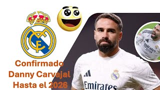 Real Madrid confirma a Carvajal hasta el 2026 ‐ [upl. by Moynahan447]