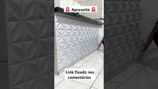 Kit 40 Placas PVC 3d Revestimento De Parede Decorativa 25 cm decoration casa fy [upl. by Ajile]