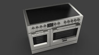 Fulgor Milano  48 Sofia Professional Induction Range [upl. by Hube]