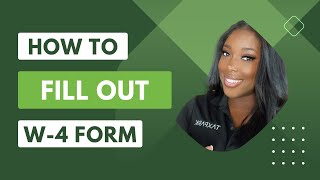 How to fill out a W4 form Walkthrough step by step [upl. by Alverta]