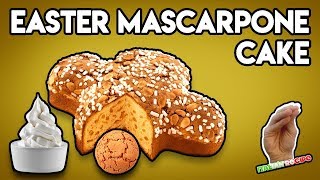 Easter Mascarpone Cake  Italian Recipe [upl. by Eelta]