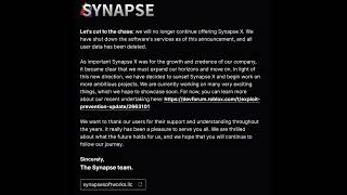 Synapse X SCAMMED EVERYONE  The end of Roblox Exploiting [upl. by Dearborn803]