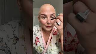 POPPY WIG TRY ON WITH BALD MOTHER TUCKER ❤️ hairloss wigreview wiginstall wigtutorial wigs wig [upl. by Ilime]