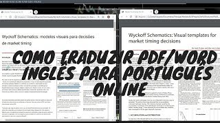 📚Como Traduzir Documento PDF de Inglês para Português Online [upl. by Francklin71]