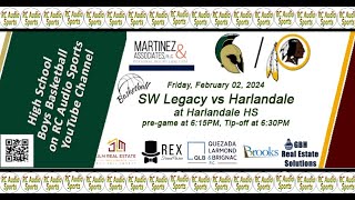 Boys Basketball SW Legacy vs Harlandale at Harlandale HS February 02 2024 [upl. by Gabbey]