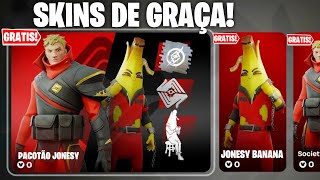 RESGATE AGORA SKINS GRÁTIS PARA TODOS no FORTNITE COMO RESGATAR AS NOVAS RECOMPENSAS GRÁTIS [upl. by Blanch31]