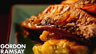 Roasted Mackerel with Garlic and Paprika  Gordon Ramsay [upl. by Keen]