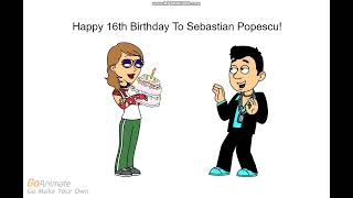 Happy 16th Birthday To SebastianTheVyondBoy2K8 [upl. by Enetsirk75]