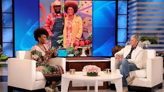 Tabitha Brown on ELLEN full segments including the game they play Jan 25 2022 [upl. by Taggart39]