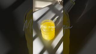 Sweet and tangy goodness🍍💛 Pineapple Mogumogu Drink  mogumogu drinks asmr [upl. by Zabrina]