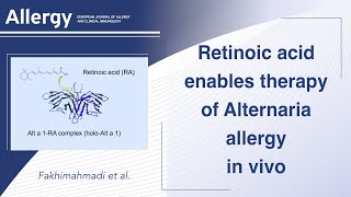 Retinoic acid enables therapy of Alternaria allergy in vivo [upl. by Madelina704]