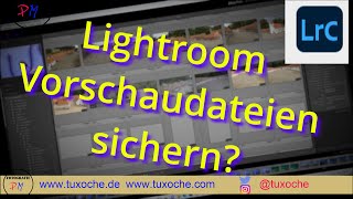 Lightroom Vorschaudateien sichern [upl. by Drucie]