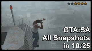 GTASA All Snapshots in 1025 [upl. by Ynattib975]