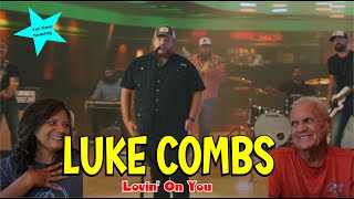 Music Reaction  First time Reaction Luke Combs  Lovin On You [upl. by Nilyam]