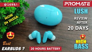 Best earbuds 2023  Best TWS under 2000 in India  Promate Lush earbuds Unboxing amp Review in Hindi [upl. by Tekla992]