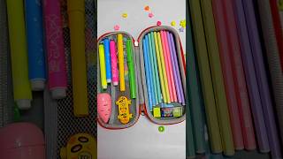 Best pencil pouch filling for school stationery items pencil case filling shorts tiktok [upl. by Gervase46]