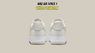 Nike Air Force 1 WhitePhantom [upl. by Nashom230]