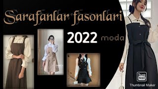 Zamonaviy sarafanlar fasonlari 20222023 backtoschool fasonlar [upl. by Idolla876]