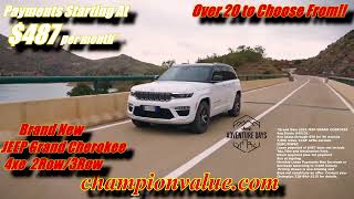 The Champion October JEEP GRAND CHEROKEE LEASE Special [upl. by Wavell]