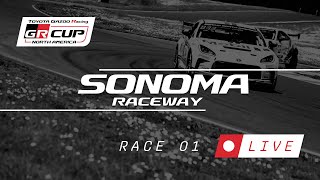 LIVE  Race 1  TGRNA GR Cup  Sonoma 2023 [upl. by Enelrats364]