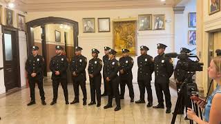 Paterson to Swear In Ten New Officers [upl. by Appel714]