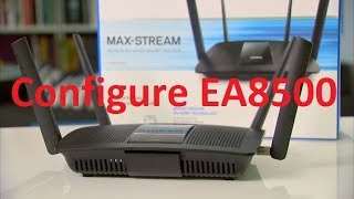 how to setup and configure linksys wireless router ea8500 [upl. by Adnol]