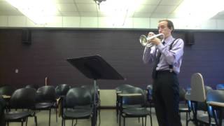 Giannini Symphony No 3 Cornet 1 Excerpts [upl. by Samp]