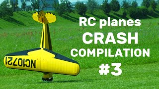 RC planes CRASH COMPILATION 3  4K [upl. by Romine]