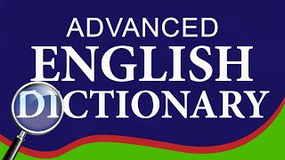 Advanced English Dictionary Offline Application [upl. by Nivel]