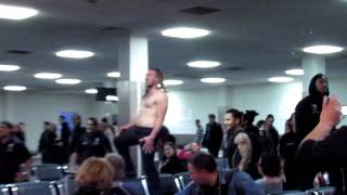 MCZ Flash haka Auckland Airport 1MOV [upl. by Atnwahsal]