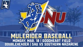 Baseball Southern Arkansas vs Southern Nazarene 31824 [upl. by Melany]