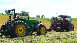 BIG PROBLEMS Day Two of Chopping First Crop 2023 Hay Season [upl. by Cardon]