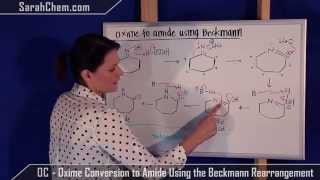 Beckmann Rearrangement  Oxime Conversion to Amide Mechanism [upl. by Cavit]