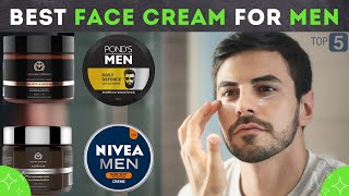 Top 5 Best Face Cream For Men  Get Clear Skin  For All Skin Types [upl. by Ezalb769]