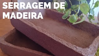 COMO FAZER CESTA COM SERRAGEM DE MADEIRA FAÇA PRA VENDER DIY PASSO A PASSO [upl. by Atirres]