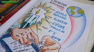 CARATULA DE CIENCIAS SOCIALES  You Tube [upl. by Jaymee426]