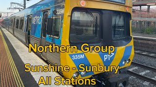 Journey Sunshine  Sunbury All Stations EDI Comeng [upl. by Latricia286]