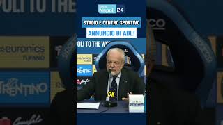 NUOVO STADIO NAPOLI 🏟️ De Laurentiis quotEcco dove lo costruisco se non mi danno il Maradonaquot [upl. by Lati]